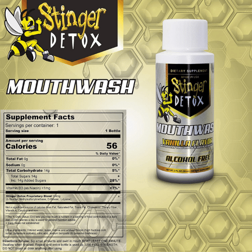 Buy Stinger Detox Mouthwash Drink - Vanilla Flavor