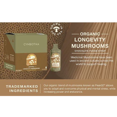 CYMBIOTIKA Longevity Chocolate Fudge Flavor Mushrooms