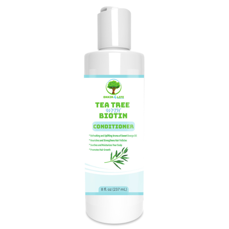OKKIN4LIFE Tea Tree With Biotin Conditioner - The Secret to Healthy Hair Growth and Nourished Scalp
